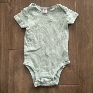 10 for $10 Mint Green Short-Sleeve Baby Bodysuit